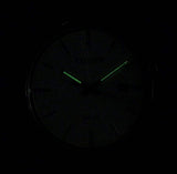 Classic Leather Strap Watch Black Dial