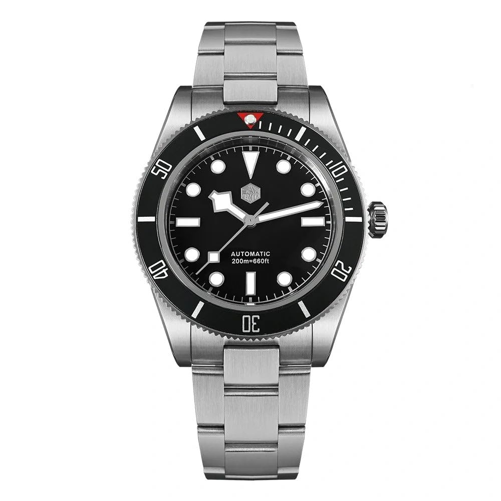 Black Automatic Dive Watch 40mm
