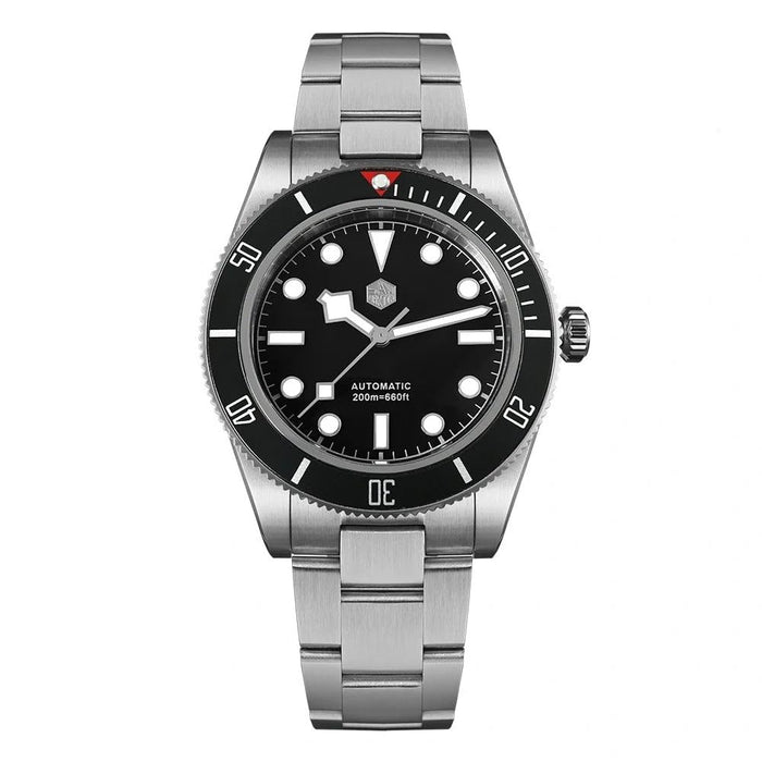Black Automatic Dive Watch 40mm