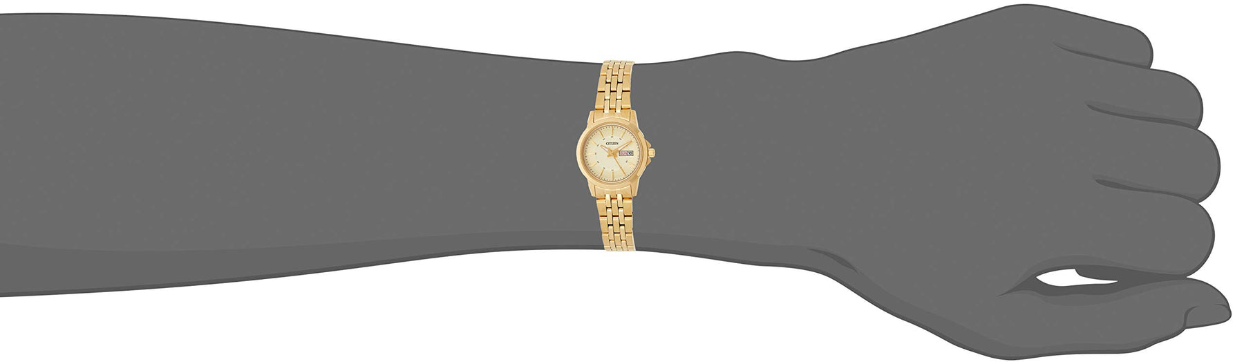 Classic Gold-Tone Stainless Steel Watch