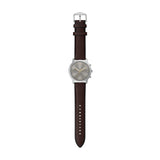 Fossil Men's Watch, Neutra Chronograph Brown Leather Watch for Men