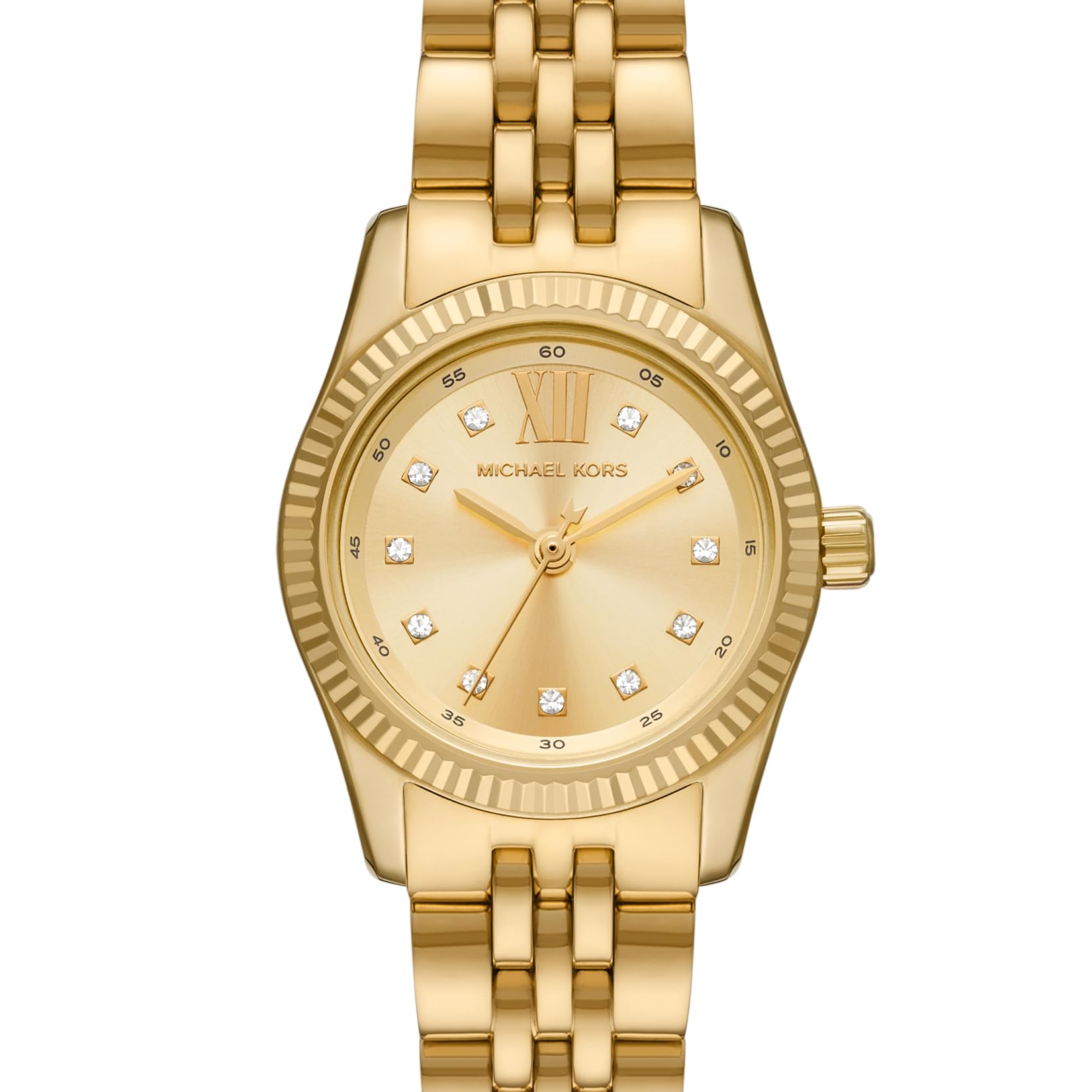 Petite Lexington Three-Hand Gold Watch