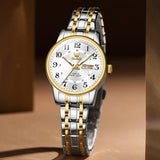 Two-Tone Arabic Numeral Dress Watch