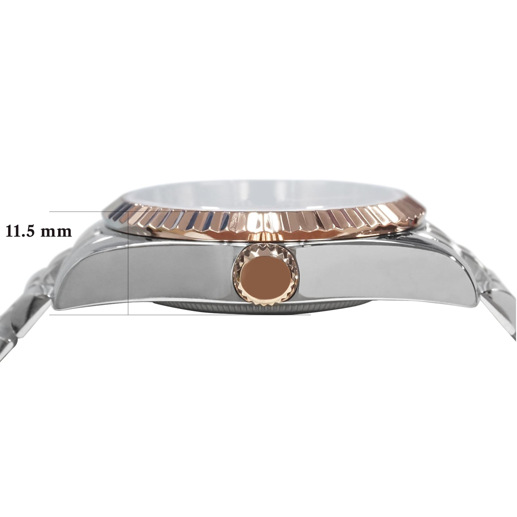 Diamond Dress Watch Brown Strap 31mm