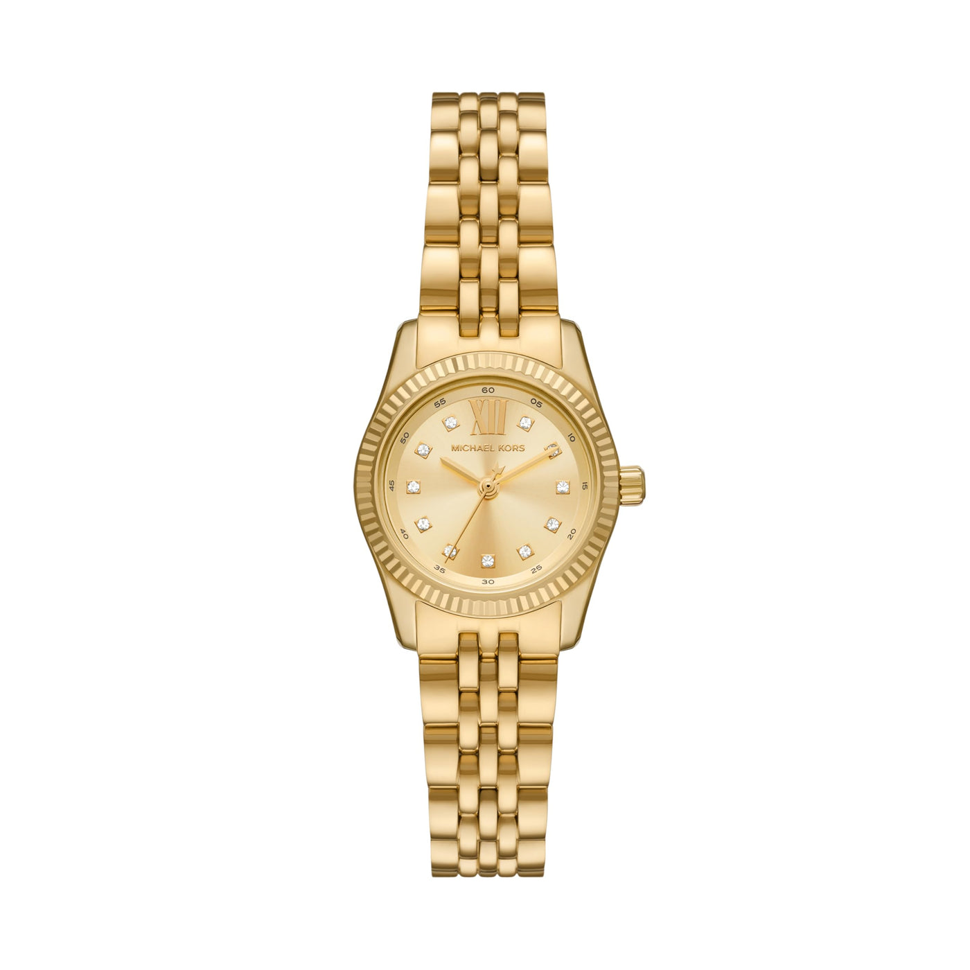 Petite Lexington Three-Hand Gold Watch