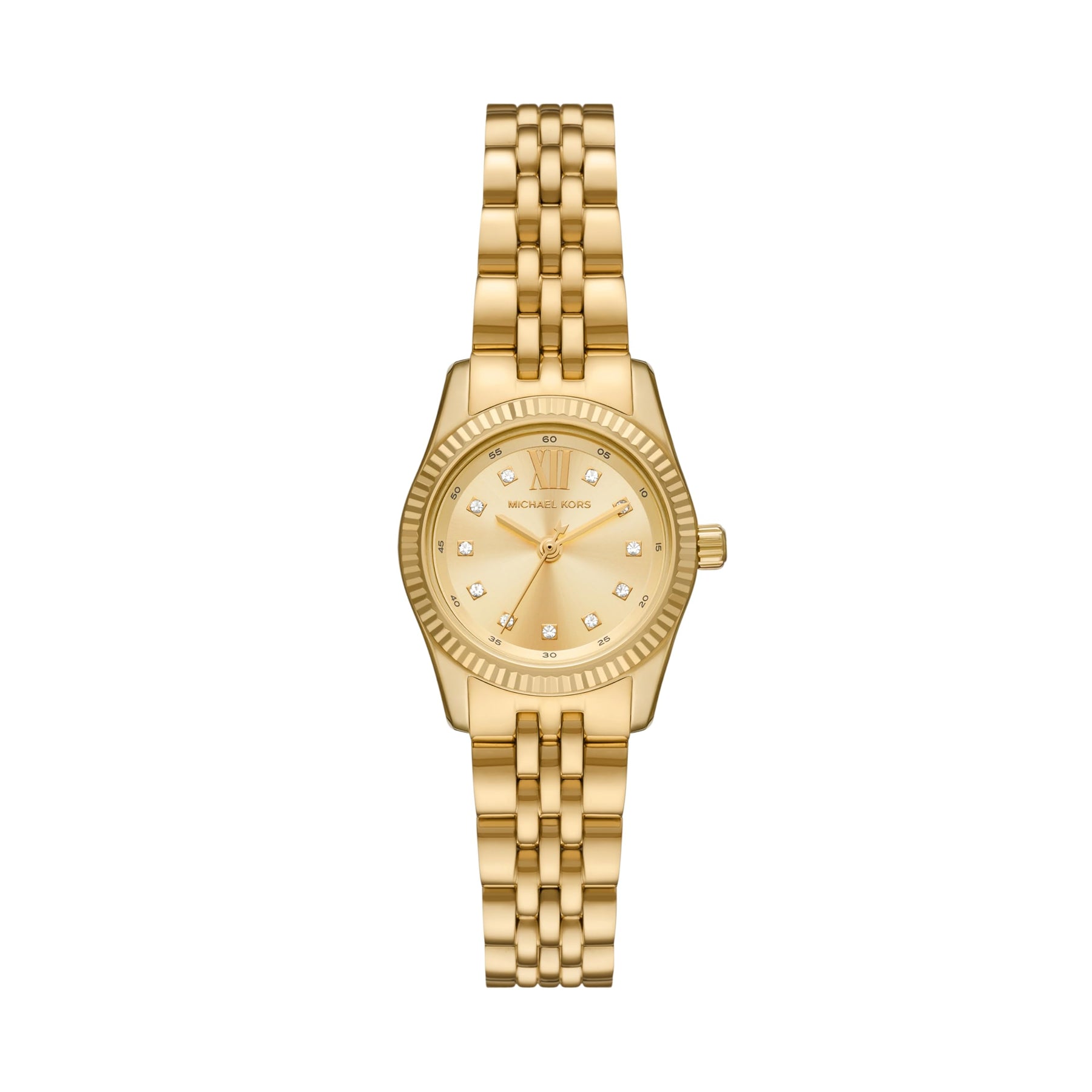 Petite Lexington Three-Hand Gold Watch