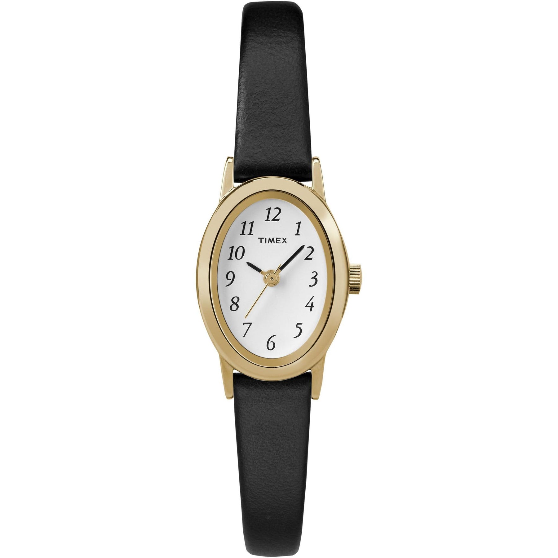 Cavatina Black Leather Strap Watch
