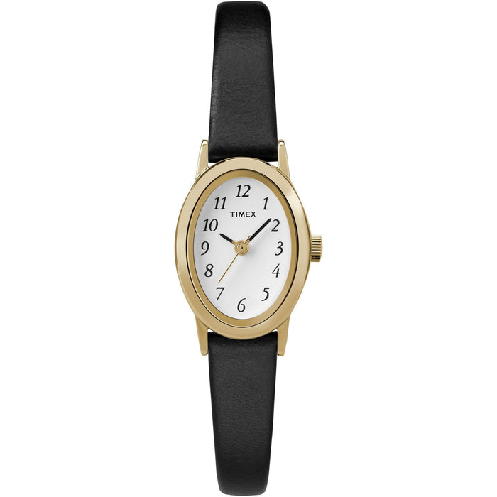 Cavatina Black Leather Strap Watch