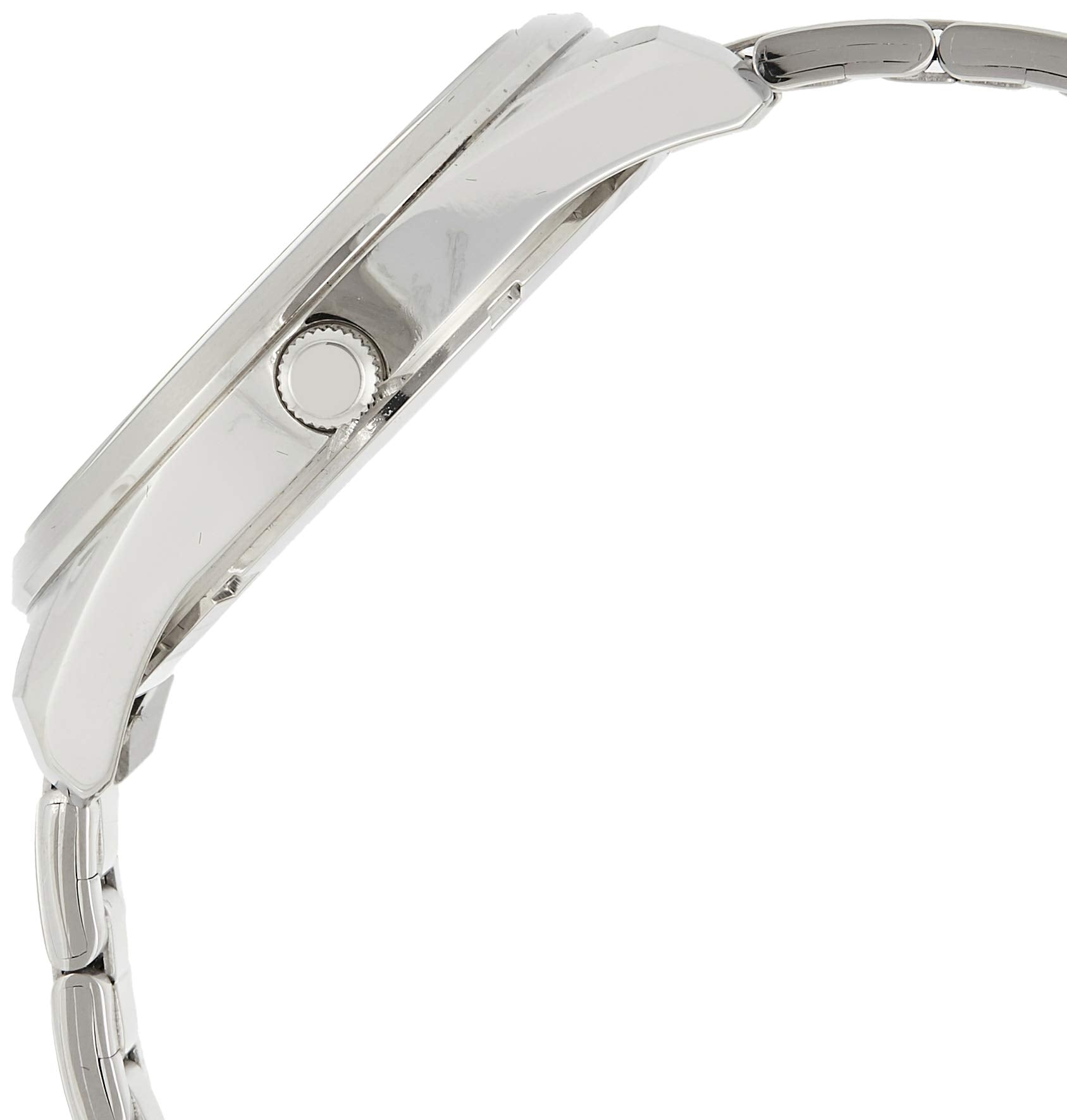 Classic Silver-Tone Stainless Steel Watch