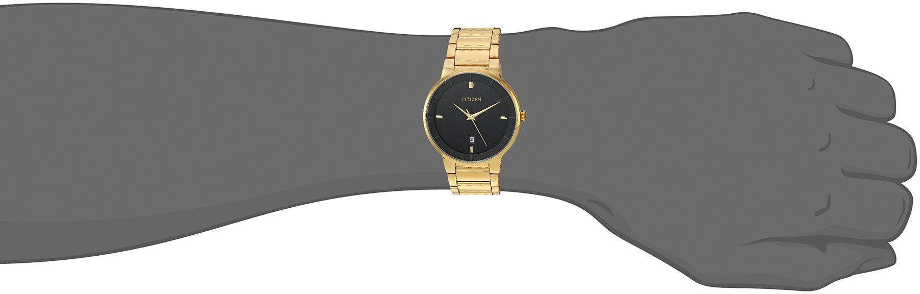Classic Gold-Tone Stainless Steel Watch