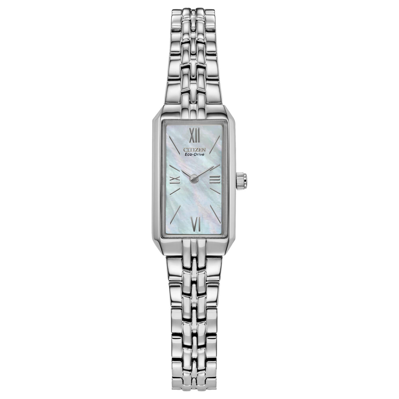 Classic Rectangle Mother-of-Pearl Watch