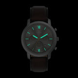 Fossil Men's Watch, Neutra Chronograph Brown Leather Watch for Men