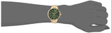 Gold Quartz Dress Watch Metal Strap