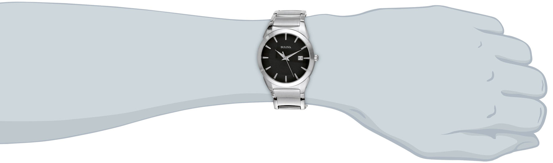 3-Hand Date Quartz Watch 38mm Patterned Dial