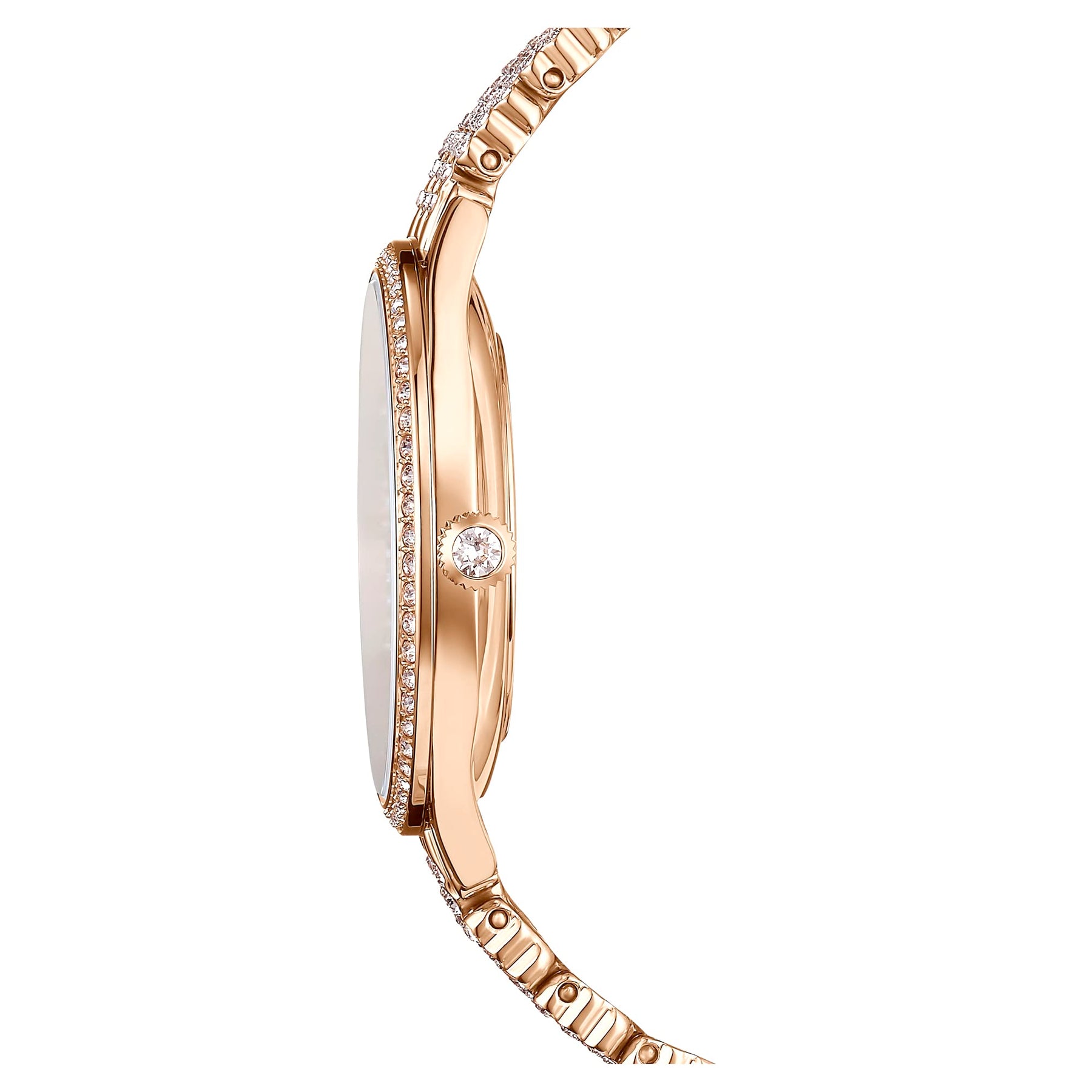 Crystal Rose Gold Bracelet Watch