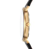 Pyper Black Leather Watch Gift Set