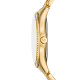 Lauryn Three-Hand Gold Watch Gift Set