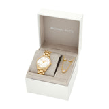 Lauryn Three-Hand Gold Watch Gift Set