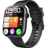 HD Smartwatch with Bluetooth Calling Black Dial