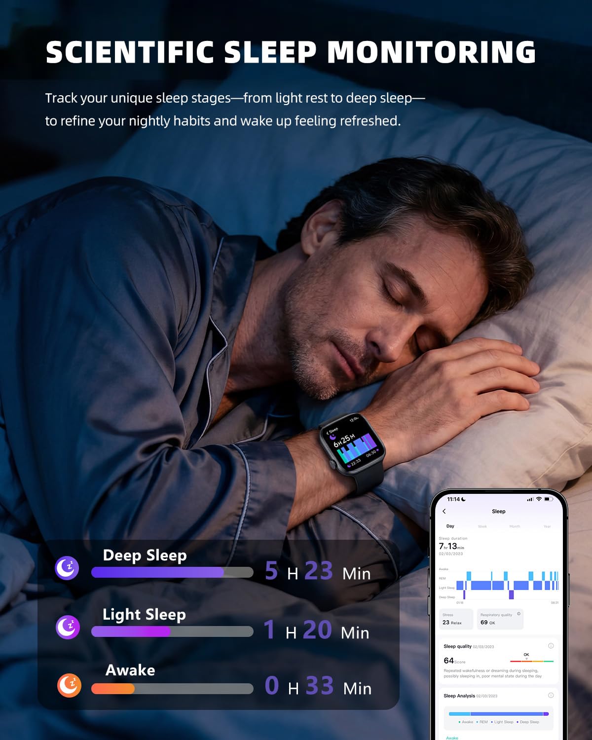 HD Smartwatch with Bluetooth Calling Black Dial
