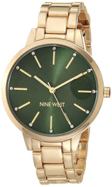 Gold Quartz Dress Watch Metal Strap