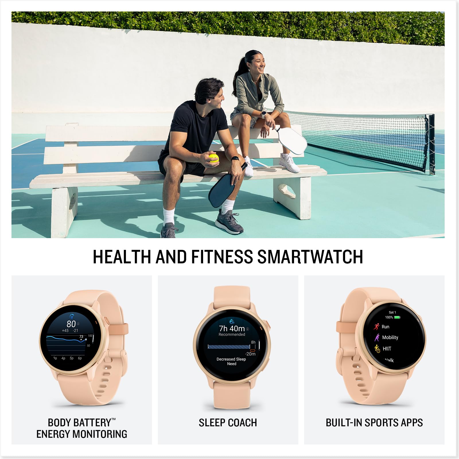 Vivoactive 6 GPS Smartwatch Pink AMOLED Edition