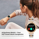 Luxury AMOLED Smartwatch with Fitness Tracker