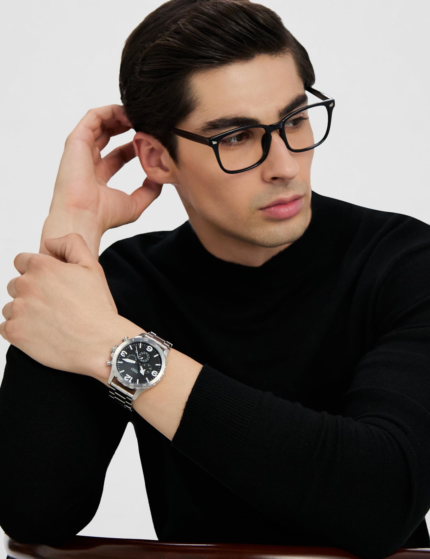 Nate Chronograph Stainless Steel Watch