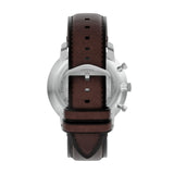 Fossil Men's Watch, Neutra Chronograph Brown Leather Watch for Men