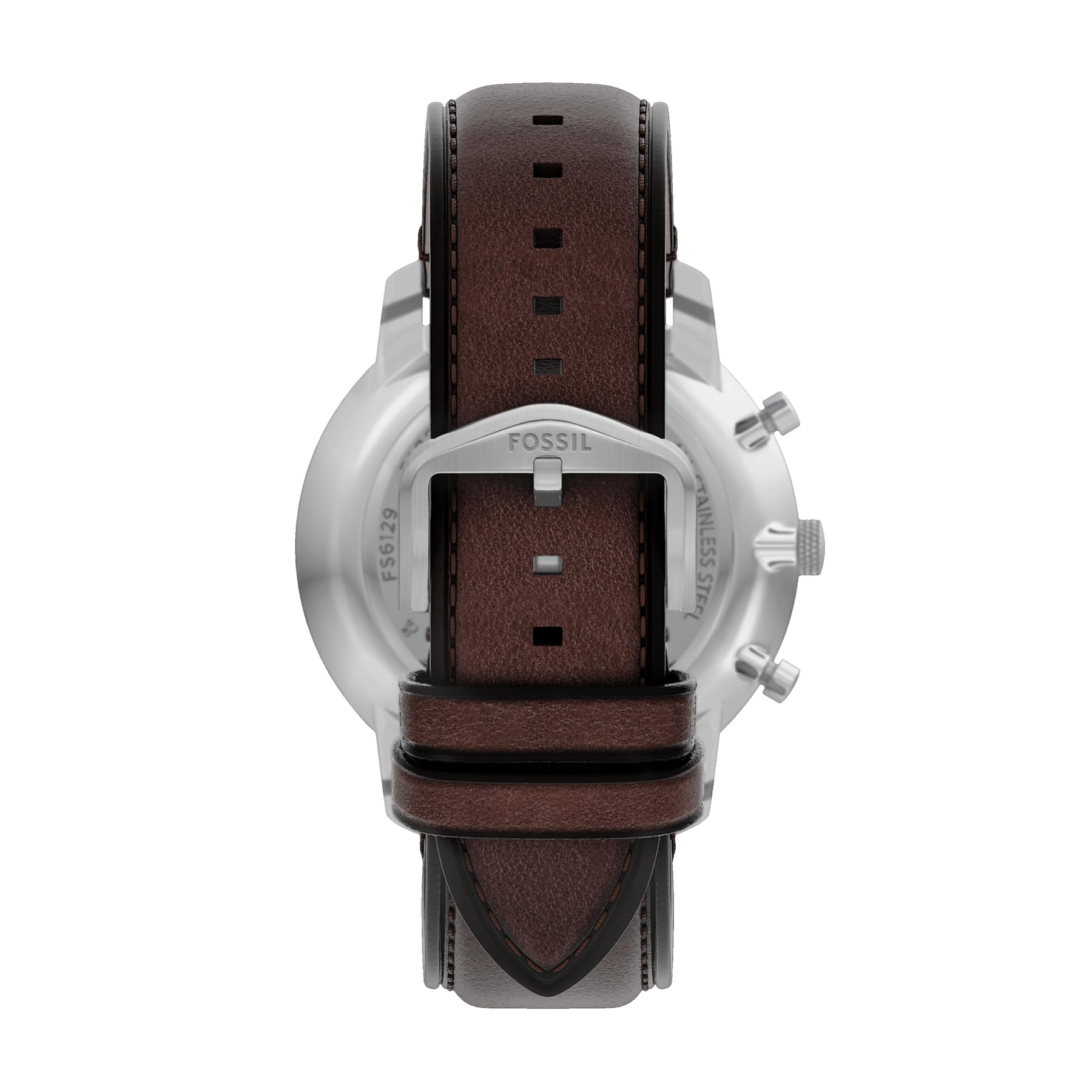 Fossil Men's Watch, Neutra Chronograph Brown Leather Watch for Men