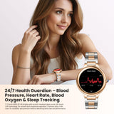 Luxury AMOLED Smartwatch with Fitness Tracker