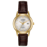 Classic Leather Strap Date Watch