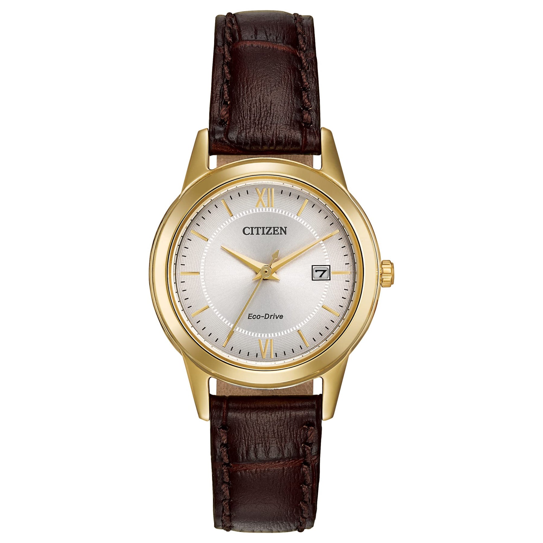 Classic Leather Strap Date Watch
