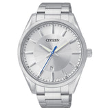 Classic Silver-Tone Stainless Steel Watch