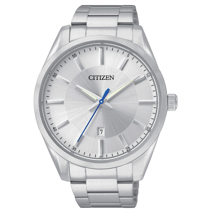 Classic Silver-Tone Stainless Steel Watch