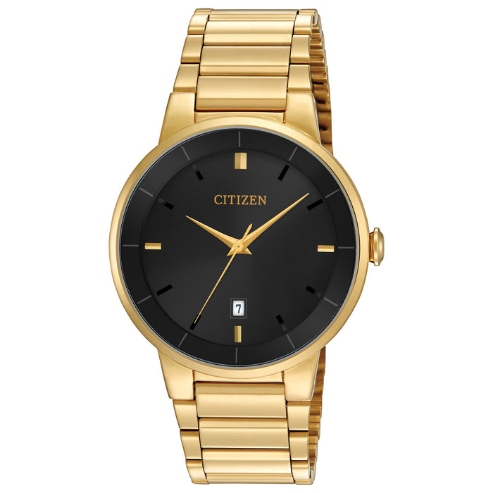 Classic Gold-Tone Stainless Steel Watch
