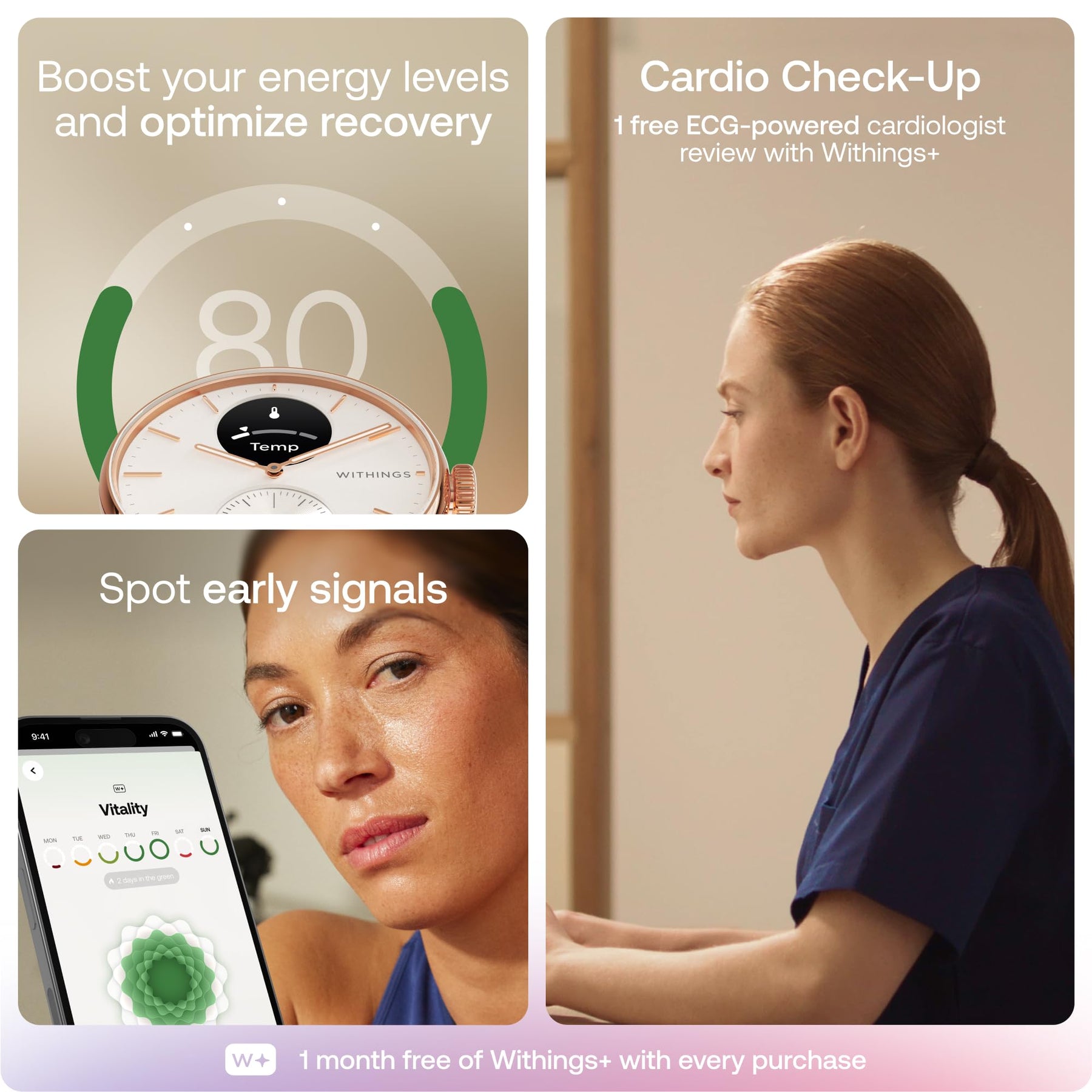 ScanWatch 2 Hybrid Smartwatch Health Tracker Edition
