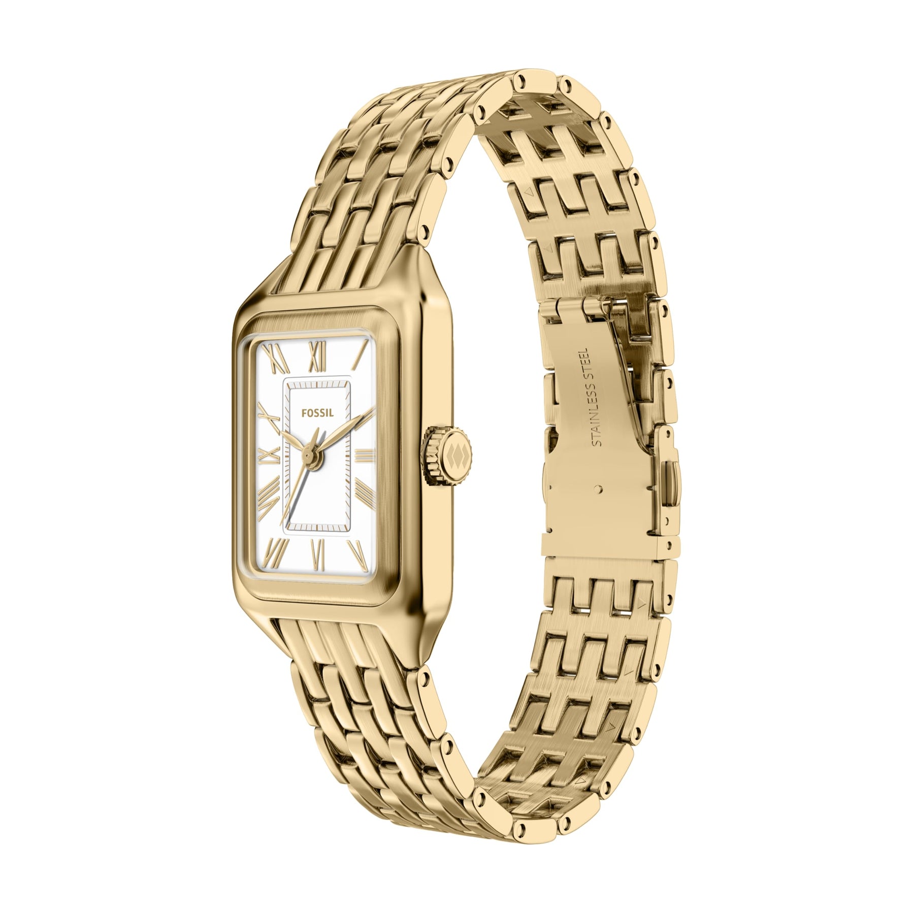 Raquel Three-Hand Gold Watch