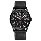 Military Quartz Watch Nylon Strap Luminous Dial