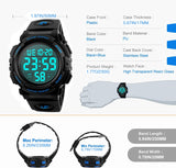 Digital Tactical Sports Watch LED Display