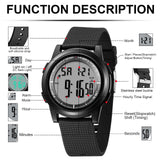 Ultra Thin Digital Sports Watch