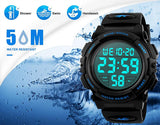 Digital Tactical Sports Watch LED Display