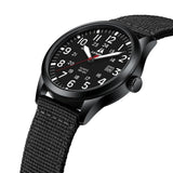 Military Quartz Watch Nylon Strap Luminous Dial