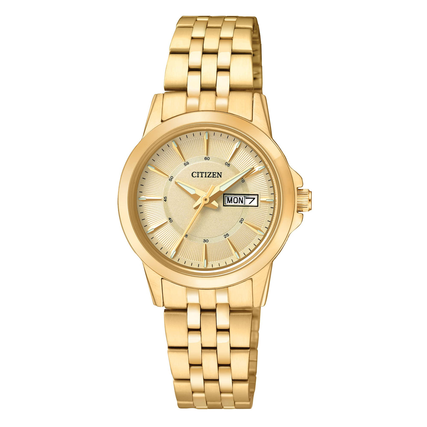 Classic Gold-Tone Stainless Steel Watch