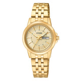 Classic Gold-Tone Stainless Steel Watch