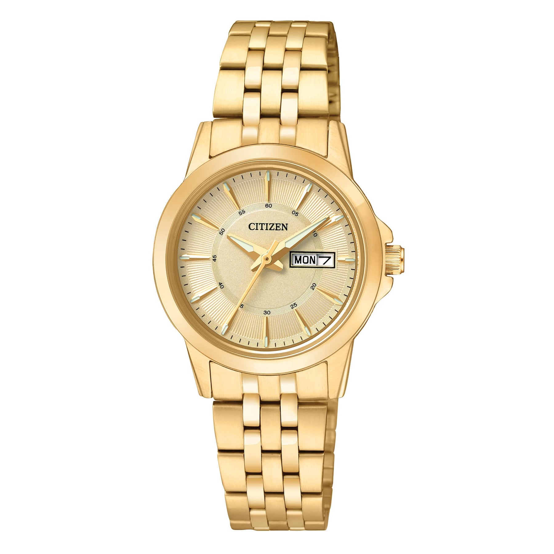 Classic Gold-Tone Stainless Steel Watch