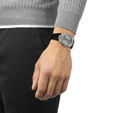 PRX Automatic Damascus Steel Watch 38mm Grey Dial
