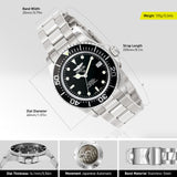 Pro Diver Automatic Watch Coin-Edge Bezel