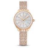 Crystal Rose Gold Bracelet Watch