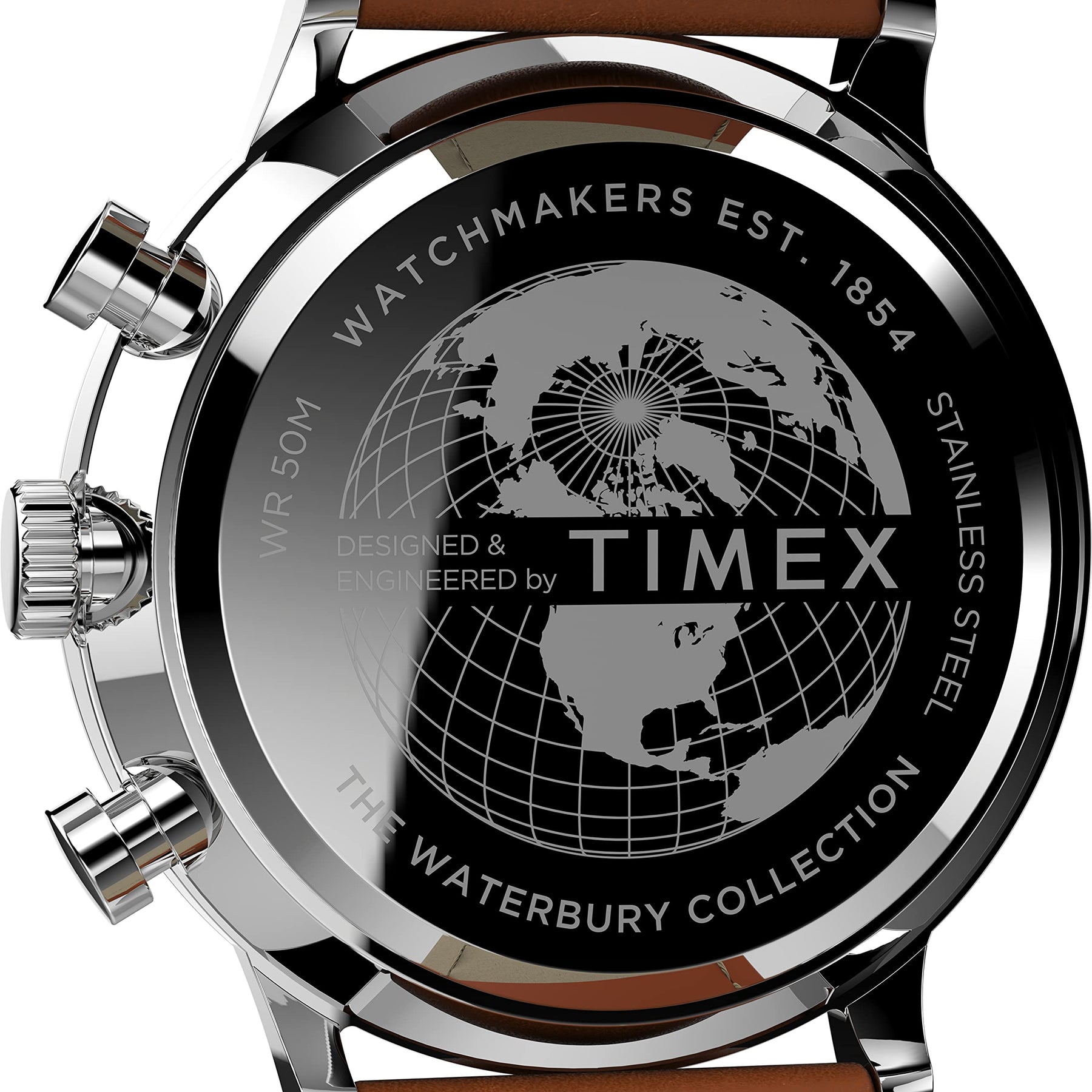 Waterbury Classic Chronograph Leather Watch 40mm